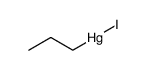 propylmercury (1+), iodide Structure