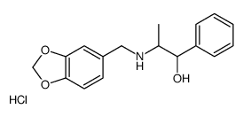 1,3-benzodioxol-5-ylmethyl-(1-hydroxy-1-phenylpropan-2-yl)azanium,chloride结构式