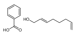 benzoic acid,octa-2,7-dien-1-ol Structure