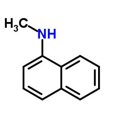 N-甲基萘-1-胺结构式