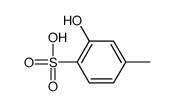 2-hydroxy-4-methylbenzenesulphonic acid Structure