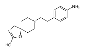 8-(p-Aminophenethyl)-1-oxa-3,8-diazaspiro[4.5]decan-2-one structure