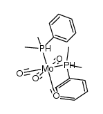 bis(phenyldimethylphosphine)molybdenum tetracarbonyl结构式