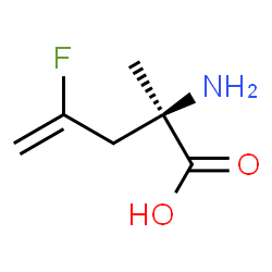 4-Pentenoicacid,2-amino-4-fluoro-2-methyl-,(2R)-(9CI) structure