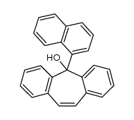 5-Hydroxy-5-(1-naphthyl)-5H-dibenzo[a,d]cyclohepten Structure