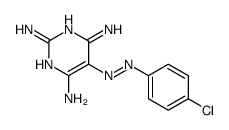 5-[(4-chlorophenyl)diazenyl]pyrimidine-2,4,6-triamine Structure