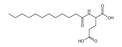 N-dodecanoylglutamic acid structure