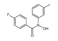 4-fluoro-N-hydroxy-N-(3-methylphenyl)benzamide Structure