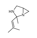 1,3-Diazabicyclo[3.1.0]hexane,2-methyl-2-(2-methyl-1-propenyl)-(9CI)结构式