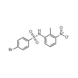 4-溴-N-(2-甲基-3-硝基苯基)苯磺酰胺图片