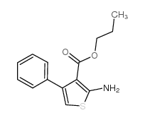 propyl 2-amino-4-phenylthiophene-3-carboxylate Structure