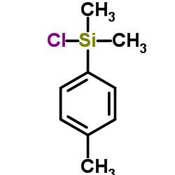 Chloro(dimethyl)(4-methylphenyl)silane structure