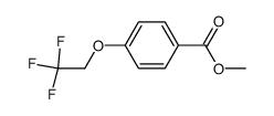 methyl 4-(2,2,2-trifluoroethoxy)-benzoate structure