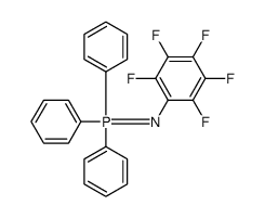 (2,3,4,5,6-pentafluorophenyl)imino-triphenyl-λ5-phosphane Structure