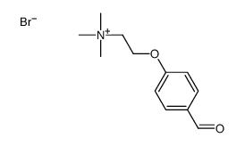 2-(4-formylphenoxy)ethyl-trimethylazanium,bromide Structure