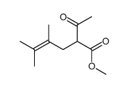 2-acetyl-4,5-dimethyl-hex-4-enoic acid methyl ester Structure