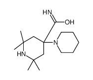 2,2,6,6-tetramethyl-4-piperidin-1-ylpiperidine-4-carboxamide结构式