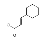 3-cyclohexylprop-2-enoyl chloride结构式