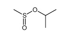 propan-2-yl methanesulfinate Structure