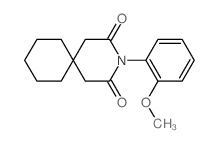 9-(2-methoxyphenyl)-9-azaspiro[5.5]undecane-8,10-dione picture