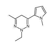 1,2,3-Triazine,2-ethyl-2,5-dihydro-4-methyl-6-(1-methyl-1H-pyrrol-2-yl)-(9CI)结构式