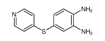 4-pyridin-4-ylsulfanylbenzene-1,2-diamine Structure