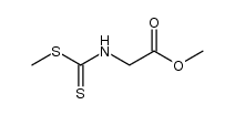 methylsulphanylthiocarbonylaminoacetic acid methyl ester结构式