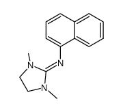 1,3-dimethyl-2-(1-naphthylimino)imidazolidine结构式