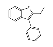 2-ethyl-3-phenylbenzo[b]thiophene结构式