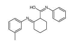 2-(3-methylphenyl)imino-N-phenylcyclohexane-1-carboxamide结构式