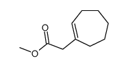 methyl 2-(cyclohepten-1-yl)acetate结构式