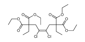 tetraethyl 5,6-dichlorodec-5-ene-2,2,7,7-tetracarboxylate结构式