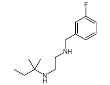 N-[(3-fluorophenyl)methyl]-N'-(2-methylbutan-2-yl)ethane-1,2-diamine Structure