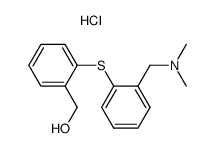 [2-(2-Dimethylaminomethyl-phenylsulfanyl)-phenyl]-methanol; hydrochloride结构式