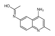 N-(4-amino-2-methylquinolin-6-yl)acetamide结构式