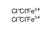 Iron chloride (FeCl3), hydrate (2:7) Structure