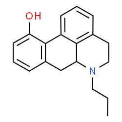 4H-Dibenzo(de,g)quinolin-11-ol, 5,6,6a,7-tetrahydro-6-propyl-结构式