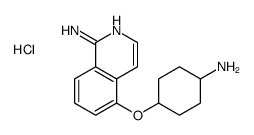 5-(4-aminocyclohexyl)oxyisoquinolin-1-amine,hydrochloride Structure