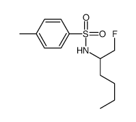 N-(1-fluorohexan-2-yl)-4-methylbenzenesulfonamide结构式