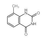 2,4(1H,3H)-Quinazolinedione,8-methyl- Structure