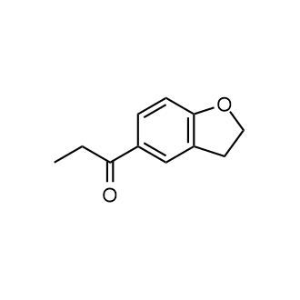 1-(2,3-二氢-1-苯并呋喃-5-基)丙烷-1-酮结构式