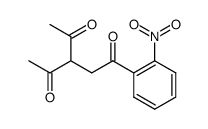 3-(o-Nitrophenacyl)-2,4-pentandion结构式