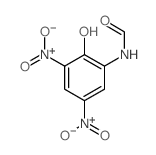 N-(2-hydroxy-3,5-dinitro-phenyl)formamide Structure