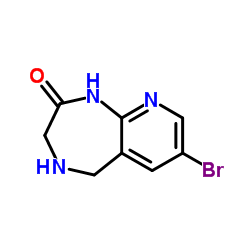 7-BROMO-1,3,4,5-TETRAHYDRO-2H-PYRIDO[2,3-E][1,4]DIAZEPIN-2-ONE Structure