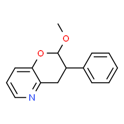 2H-Pyrano[3,2-b]pyridine,3,4-dihydro-2-methoxy-3-phenyl-(9CI) Structure