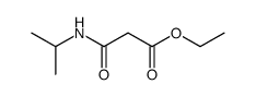 ethyl 3-isopropylamino-3-oxopropanoate Structure