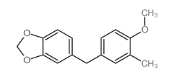 5-[(4-methoxy-3-methyl-phenyl)methyl]benzo[1,3]dioxole picture