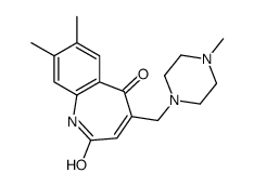 2,5-Dihydro-7,8-dimethyl-4-[(4-methylpiperazino)methyl]-2,5-dioxo-1H-1-benzazepine picture