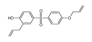 3-allyl-4'-allyloxy-4-hydroxydiphenyl sulfone Structure