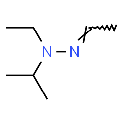 Acetaldehyde ethylisopropyl hydrazone Structure